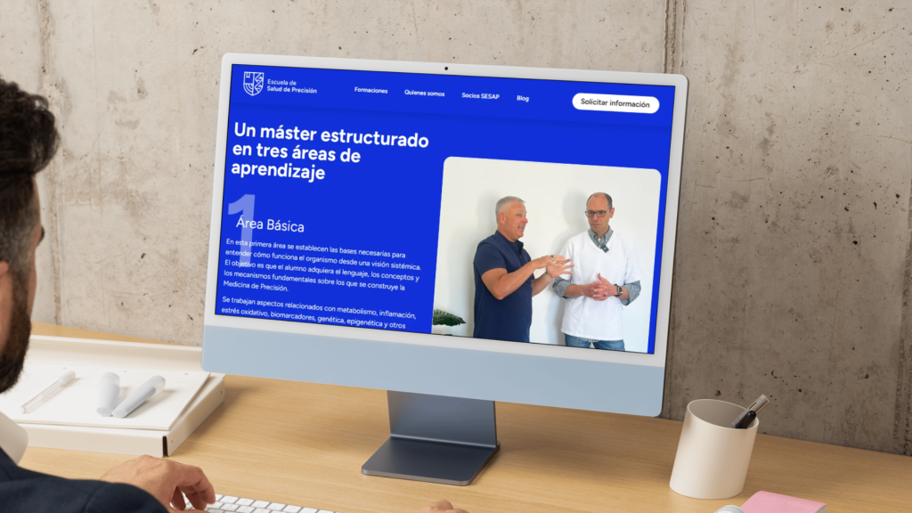 Metodología online del Máster en Salud de Precisión para profesionales sanitarios